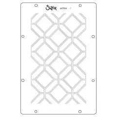 Sizzix - Layered Stencil by Willow Wolfe - Backgrounds