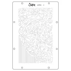 Sizzix - Layered Stencil by Willow Wolfe - Backgrounds