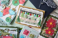 Sizzix - Clear Stamps 49 and Market - Tartan