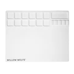 Sizzix - Studio Media Mat With Palette & Brush Hold by Willow Wolfe