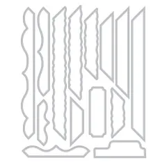 Sizzix - Clear Stamps with Cutting Dies by 49 & Market - Build-A-Frame