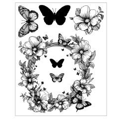 Framelits Die Set with Stamps by Willow Wolfe - Artful Blooms