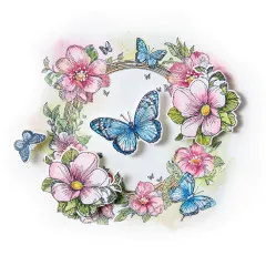 Framelits Die Set with Stamps by Willow Wolfe - Artful Blooms