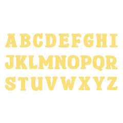 Thinlits Die by Eileen Hull - Nora Alphabet