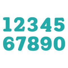 Thinlits Die by Eileen Hull - Nora Numbers