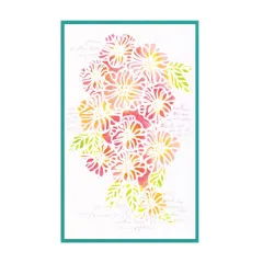Sizzix - Layered Stencil by Vicki Boutin - Buildables Botanicals #1