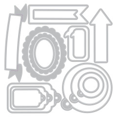Framelits Dies - Banners, Tags & Labels