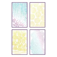 Sizzix - Layered Stencil by Vicki Boutin - Stitched Florals