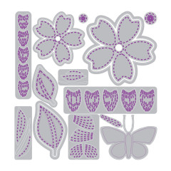 Thinlits Die by Vicki Boutin - Stitched Floral