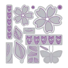 Thinlits Die by Vicki Boutin - Stitched Floral