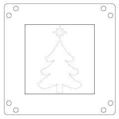 Sizzix - Mini Layered Stencils - Star on Top by Catherine Pooler