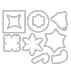 Sizzix - Clear Stamps with Cutting Dies - Around the Holidays