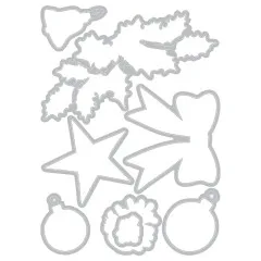 Framelits Die Set with Stamps by 49 and Market - Build a Wreath