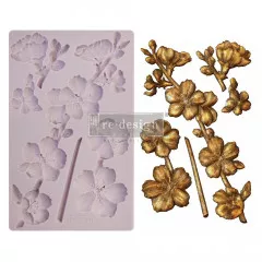 Prima Re-Design Mould - Botanical Blossoms