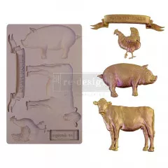 Prima Re-Design Mould - Farm Animals