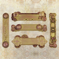 Prima Re-Design Mould - Steampunk Plates