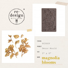 Decor Mould - Magnolia Blooms