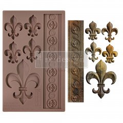 Decor Mould - The Grand Chateau - Fleur De Lis En Or