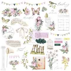 Serene Petals - Ephemera - Vintage Flutter