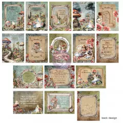 Return To Wonderland - Journaling Cards 3x4