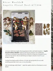 Decor Mould - Angelic Floral Noel