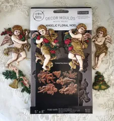 Decor Mould - Angelic Floral Noel