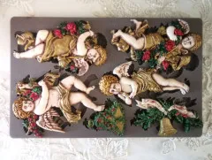 Decor Mould - Angelic Floral Noel