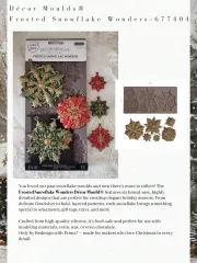 Decor Mould - Frosted Snowflake Wonders