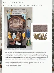 Decor Mould - Holy Night Nativity
