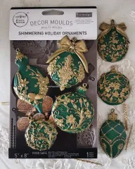 Decor Mould - Shimmering Holiday Ornaments