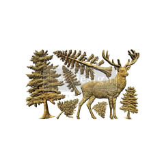 Prima Marketing Decor Moulds Stag Of The Highlands Gießform mit Hirsch und Bäumen