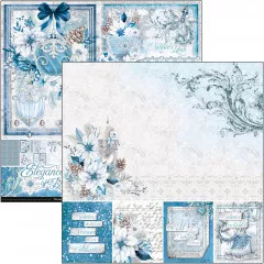 Elegance of Blue - 8x8 Paper Pad