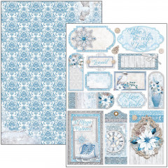 Elegance of Blue - A4 Creative Pad