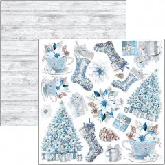 Elegance of Blue - 6x6 Fussy Cut Pad