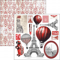 Paris Je taime - 6x6 Fussy Cut Pad