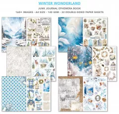 Winter Wonderland - A4 Junk Journal Ephemera Book