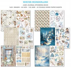 Winter Wonderland - A4 Junk Journal Ephemera Book