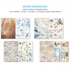 Winter Wonderland - A4 Junk Journal Ephemera Book