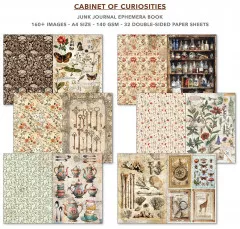 Cabinet of Curiosities - A4 Junk Journal Ephemera Book