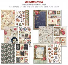 Christmas Vibes - A4 Junk Journal Ephemera Book