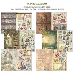 Wizard Academy - A4 Junk Journal Ephemera Book