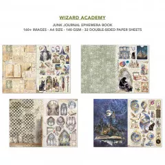 Wizard Academy - A4 Junk Journal Ephemera Book