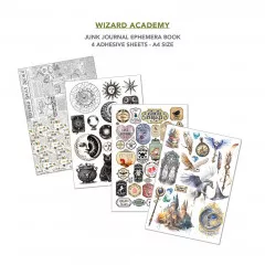 Wizard Academy - A4 Junk Journal Ephemera Book