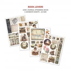 Book Lovers - A4 Junk Journal Ephemera Book