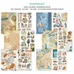 Wanderlust - A4 Junk Journal Ephemera Book