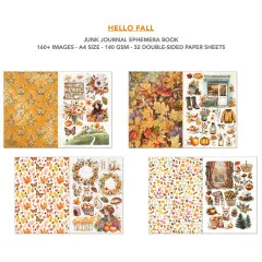 Hello Fall - A4 Junk Journal Ephemera Book
