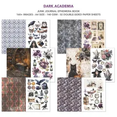 Dark Academia - A4 Junk Journal Ephemera Book