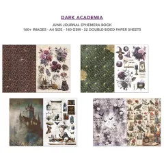 Dark Academia - A4 Junk Journal Ephemera Book