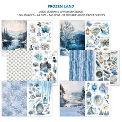 Frozen Land - A4 Junk Journal Ephemera Book