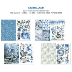 Frozen Land - A4 Junk Journal Ephemera Book